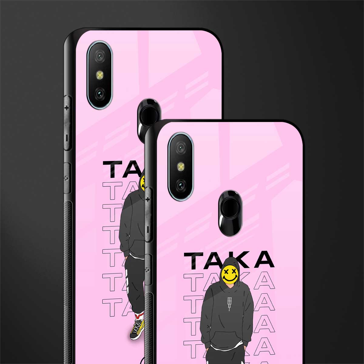 taka taka glass case for redmi 6 pro image-2