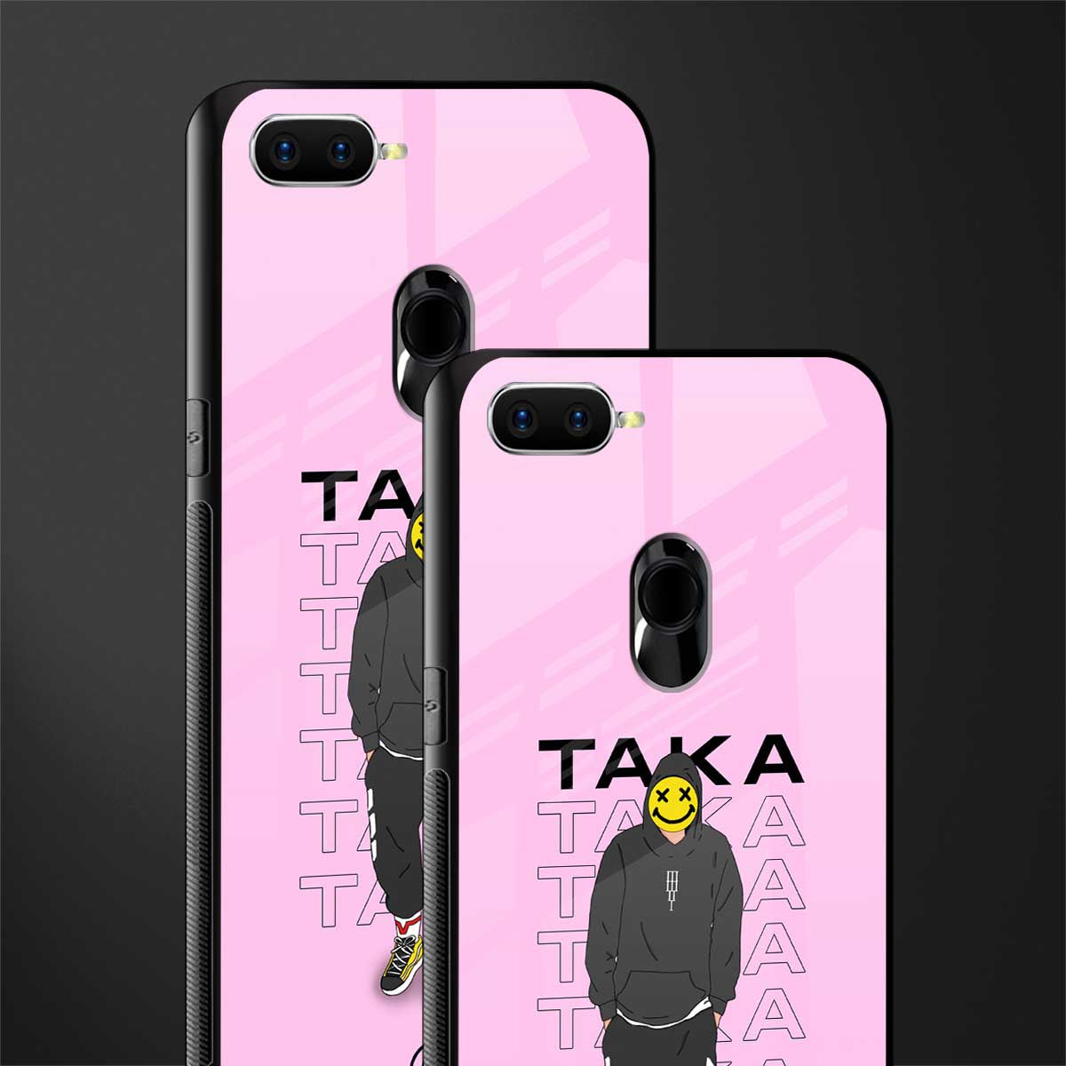 taka taka glass case for oppo a7 image-2