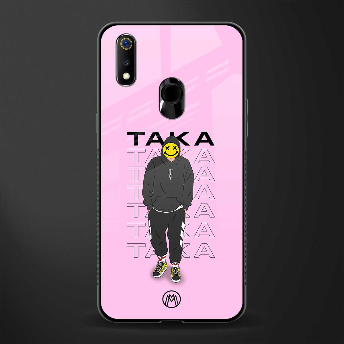 taka taka glass case for realme 3 image