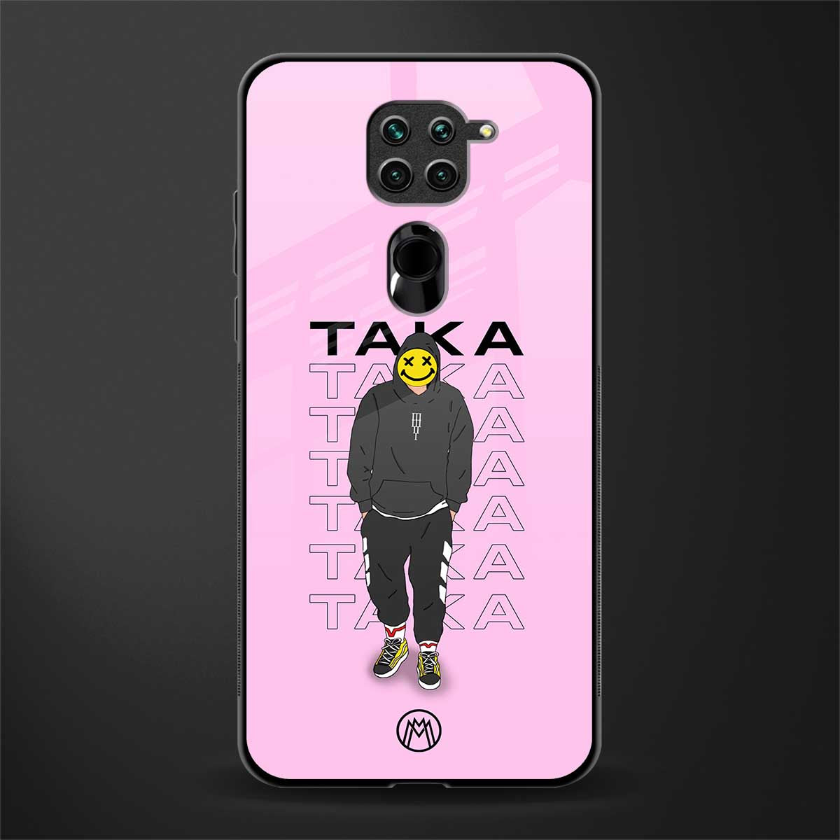 taka taka glass case for redmi note 9 image