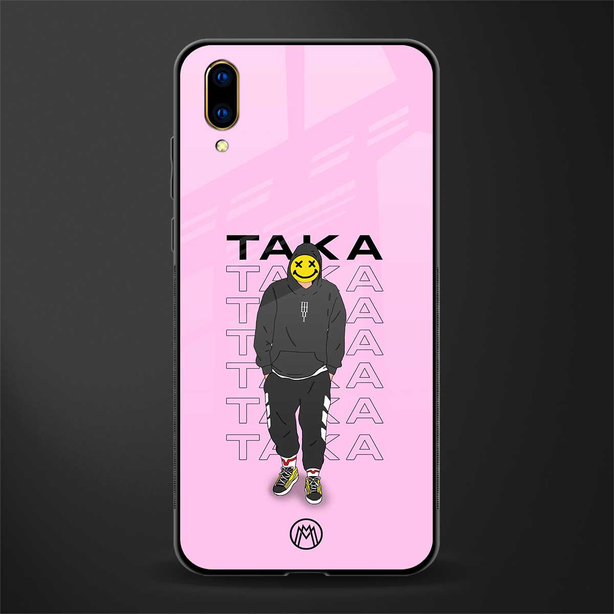 taka taka glass case for vivo v11 pro image