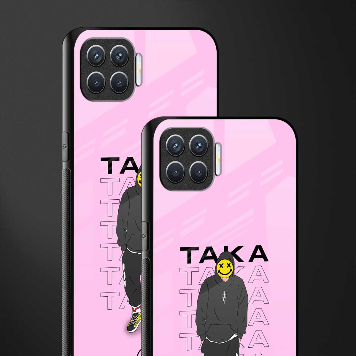 taka taka glass case for oppo f17 pro image-2