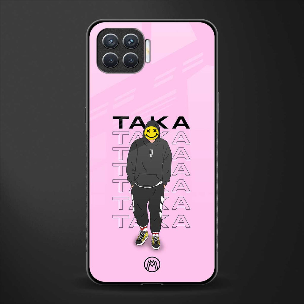 taka taka glass case for oppo f17 image