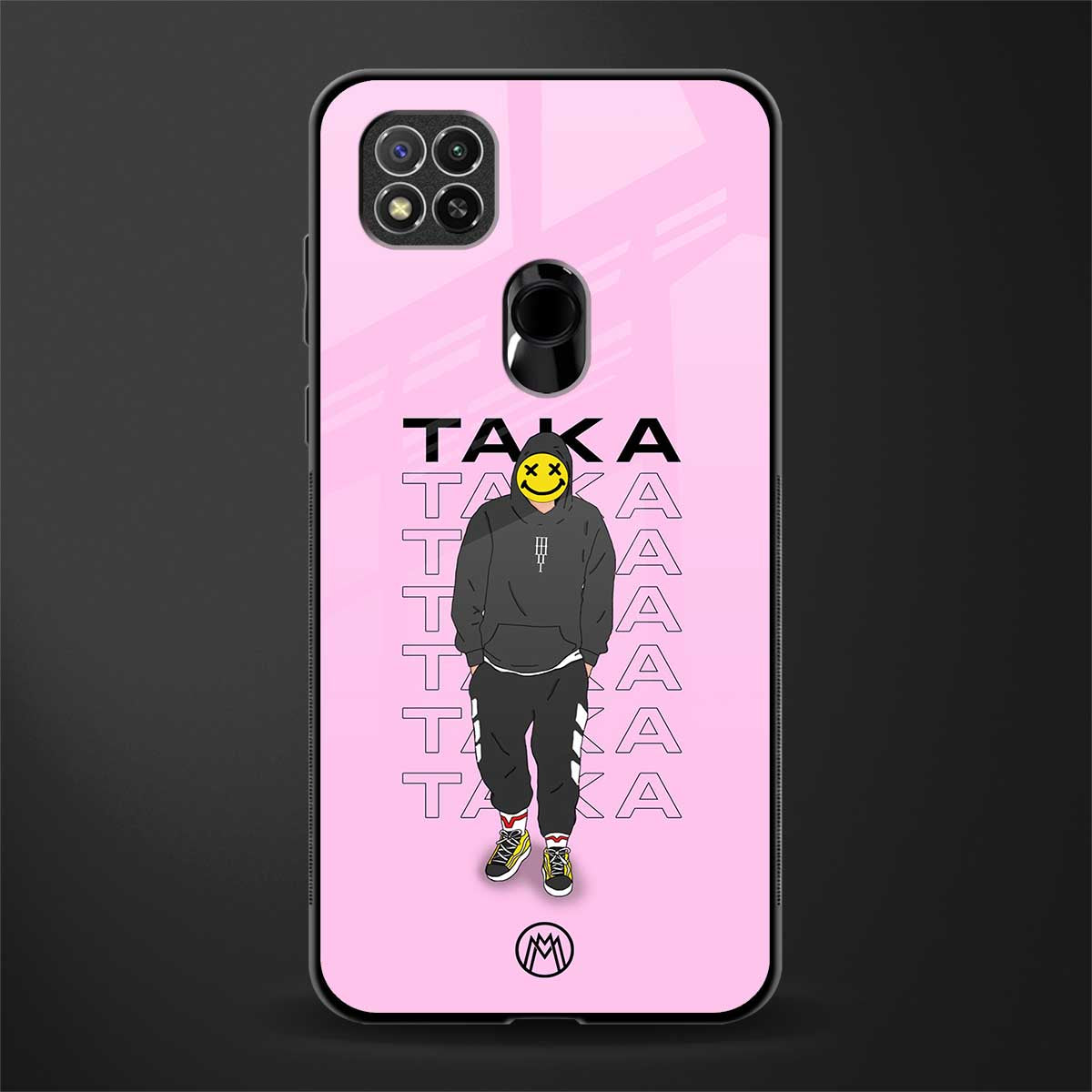 taka taka glass case for redmi 9 image