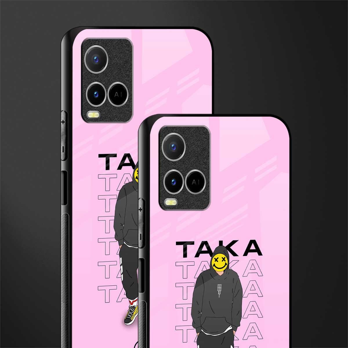 taka taka glass case for vivo y21s image-2
