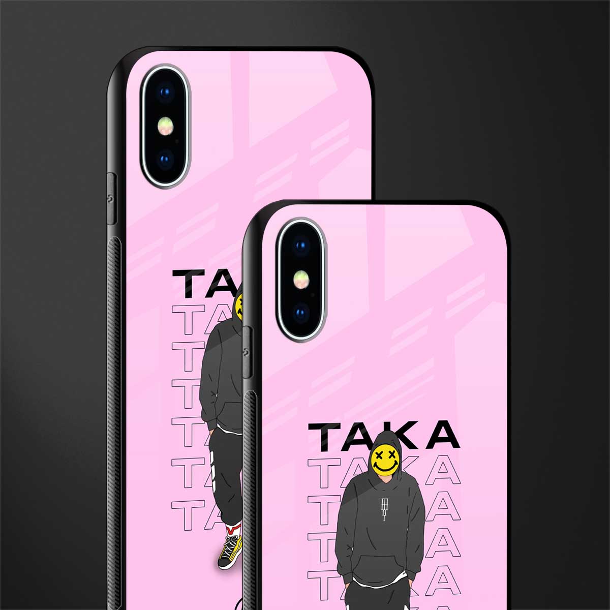 taka taka glass case for iphone xs image-2