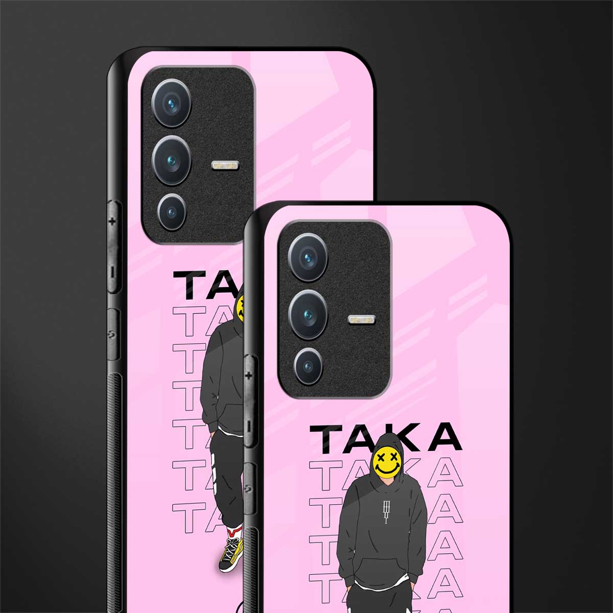 taka taka glass case for vivo v23 5g image-2