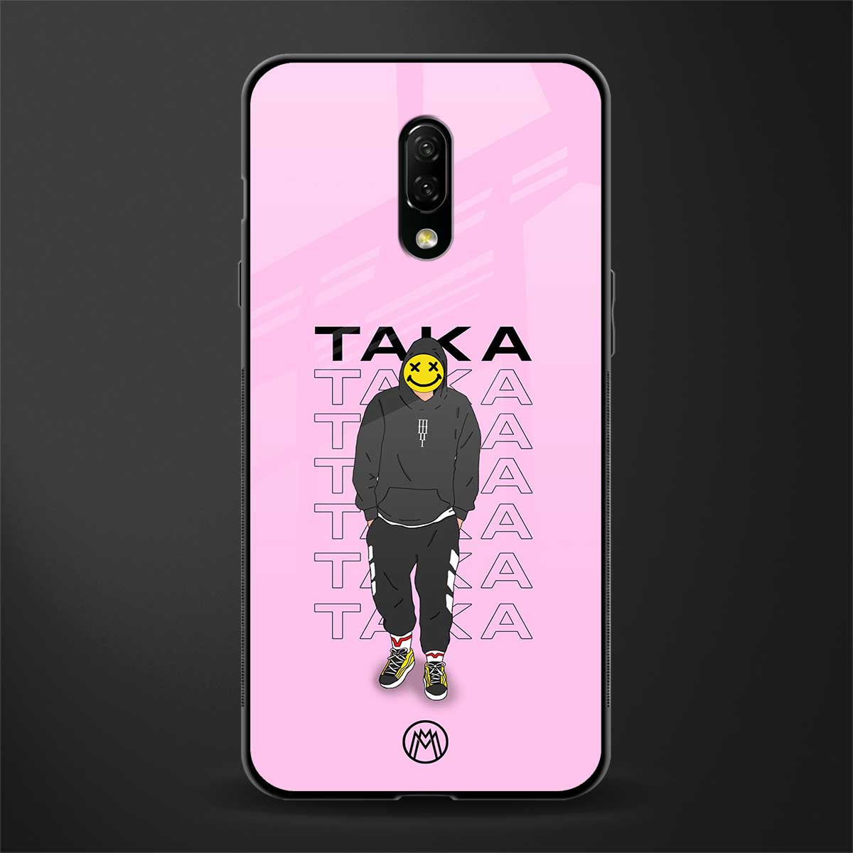 taka taka glass case for oneplus 7 image