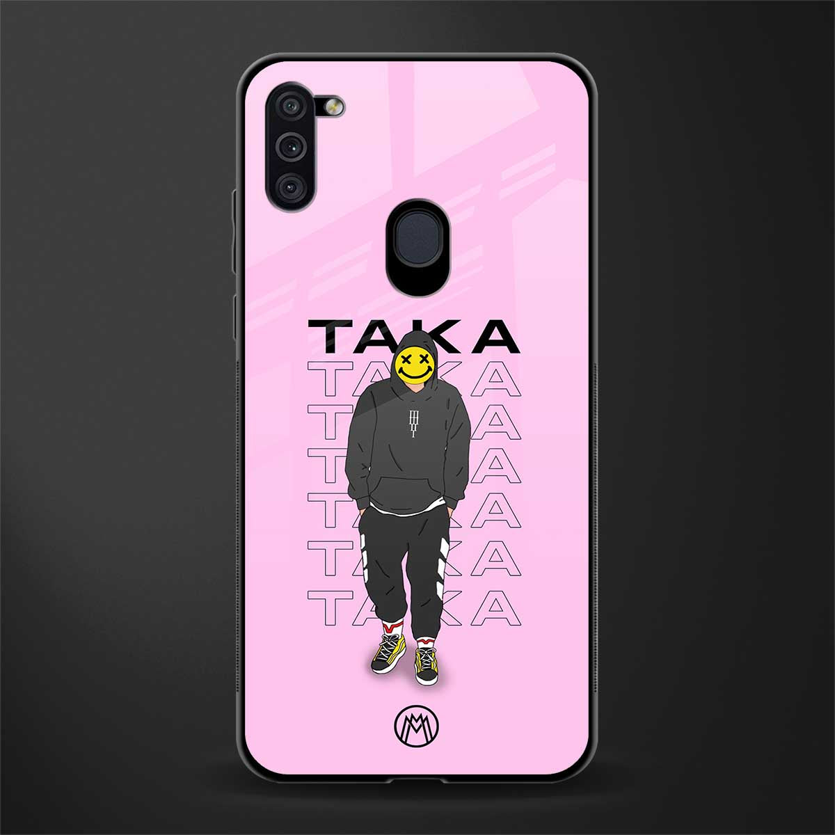 taka taka glass case for samsung a11 image