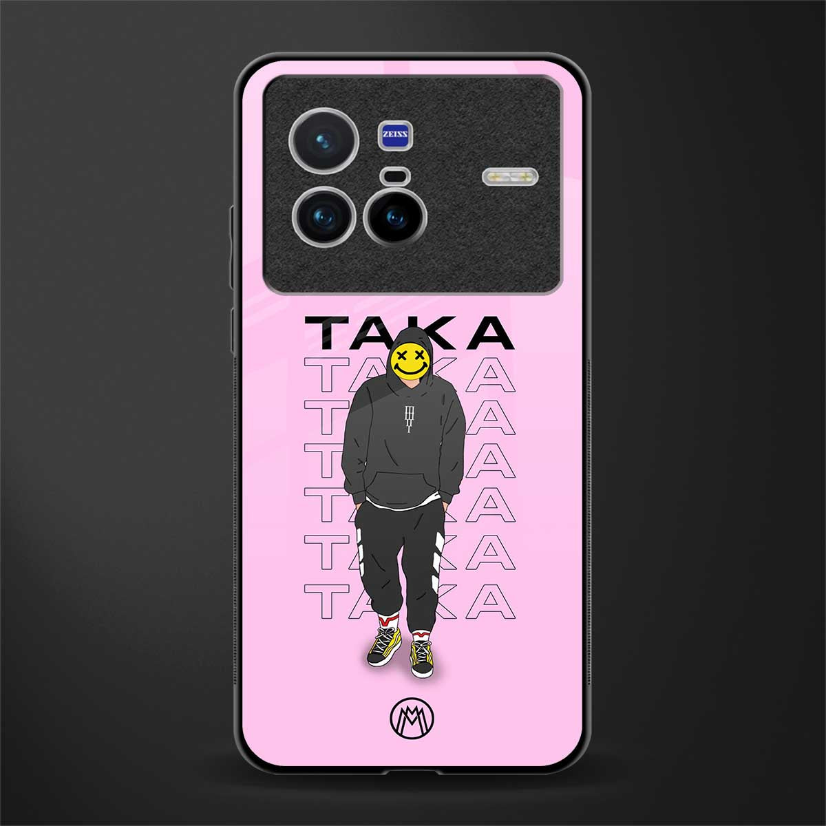 taka taka glass case for vivo x80 image