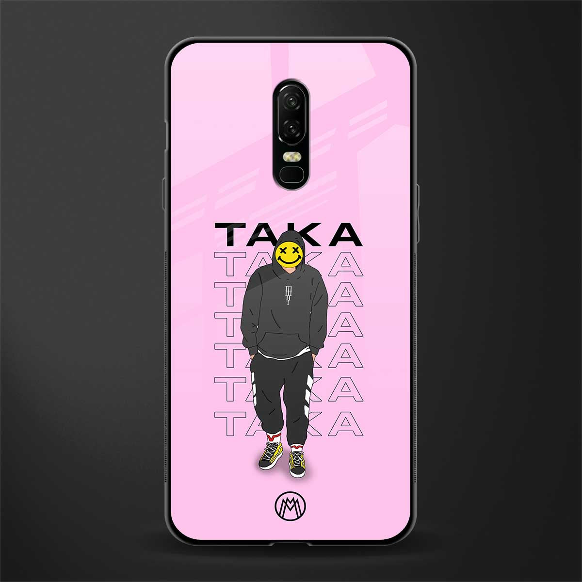 taka taka glass case for oneplus 6 image