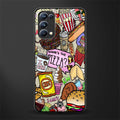 tasty food collage back phone cover | glass case for oppo reno 5