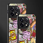 tasty food collage back phone cover | glass case for oneplus 11r