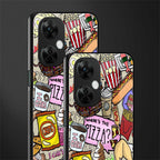 tasty food collage back phone cover | glass case for oneplus nord ce 3 lite