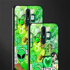 taurus aesthetic collage glass case for oppo a9 image-2