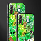 taurus aesthetic collage glass case for vivo z1x image-2