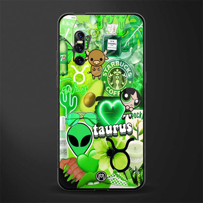 taurus aesthetic collage glass case for vivo v15 pro image