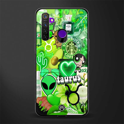 taurus aesthetic collage glass case for realme 5s image