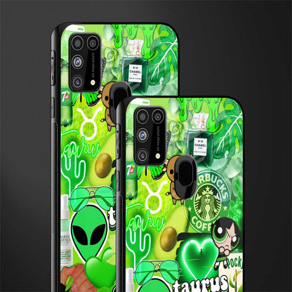 taurus aesthetic collage glass case for samsung galaxy f41 image-2