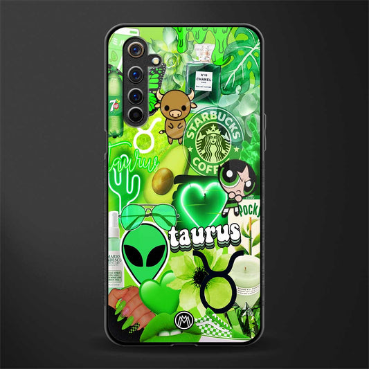 taurus aesthetic collage glass case for realme 6 pro image