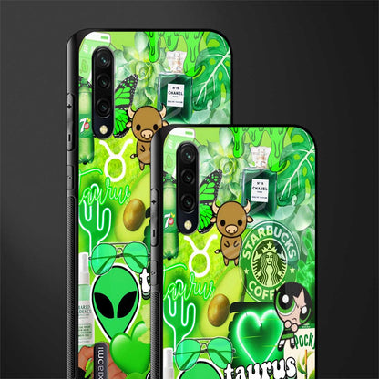 taurus aesthetic collage glass case for mi a3 redmi a3 image-2