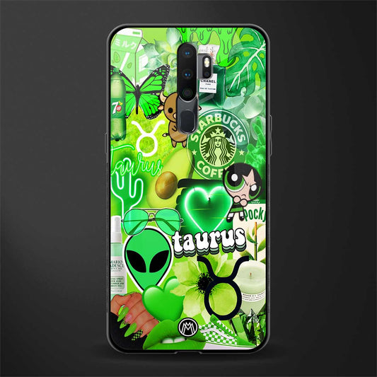 taurus aesthetic collage glass case for oppo a5 2020 image