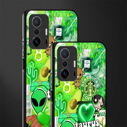 taurus aesthetic collage glass case for mi 11t pro 5g image-2
