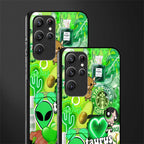 taurus aesthetic collage glass case for samsung galaxy s22 ultra 5g image-2