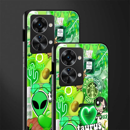 taurus aesthetic collage glass case for phone case | glass case for oneplus nord 2t 5g