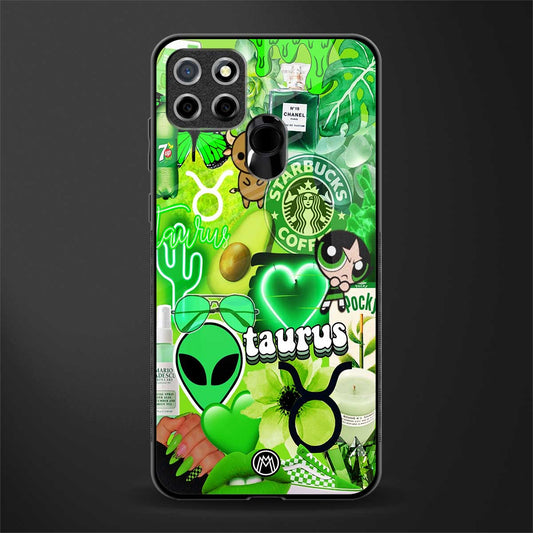 taurus aesthetic collage glass case for realme narzo 30a image
