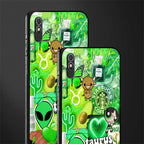 taurus aesthetic collage glass case for redmi 9a image-2