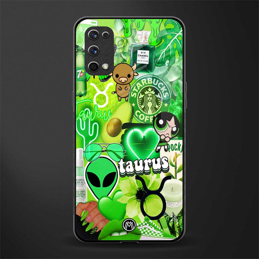taurus aesthetic collage glass case for realme x7 pro image
