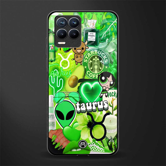 taurus aesthetic collage glass case for realme 8 4g image