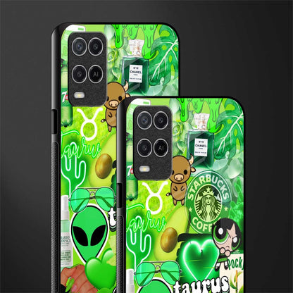 taurus aesthetic collage glass case for oppo a54 image-2
