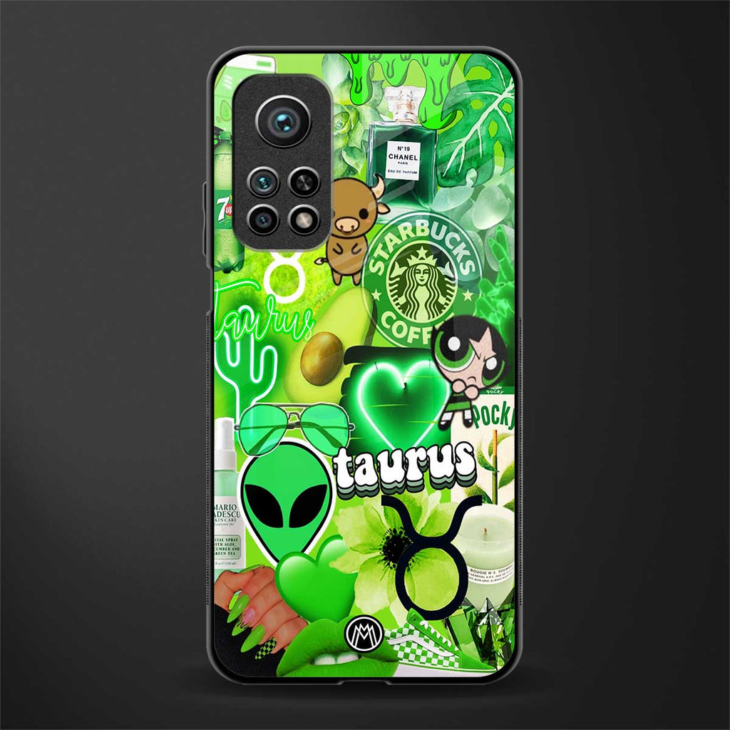 taurus aesthetic collage glass case for mi 10t 5g image
