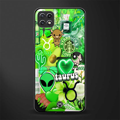 taurus aesthetic collage glass case for samsung galaxy a22 5g image