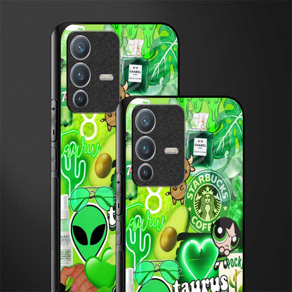 taurus aesthetic collage glass case for vivo v23 pro 5g image-2