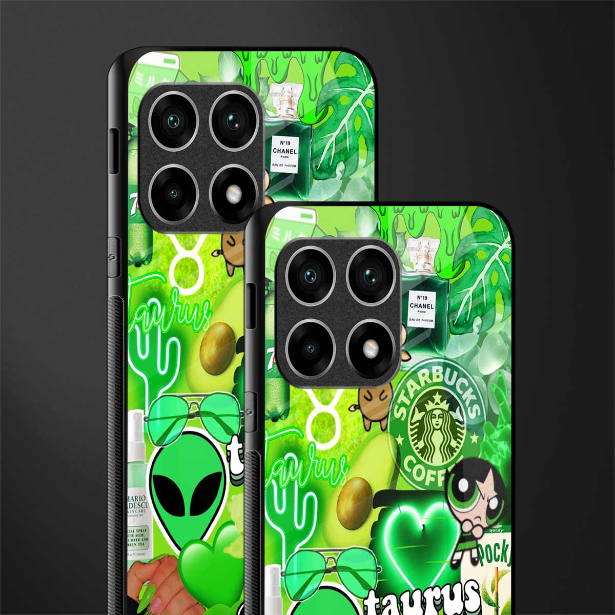 taurus aesthetic collage glass case for oneplus 10 pro 5g image-2