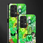 taurus aesthetic collage back phone cover | glass case for samsung galaxy a13 4g