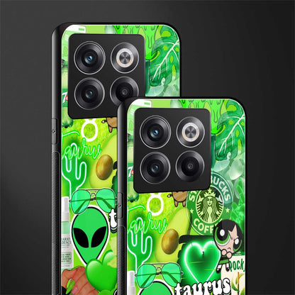 taurus aesthetic collage back phone cover | glass case for oneplus 10t
