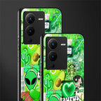 taurus aesthetic collage back phone cover | glass case for vivo v25 pro 5g