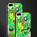 taurus aesthetic collage glass case for iphone 8 plus image-2
