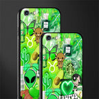 taurus aesthetic collage glass case for iphone 6 image-2