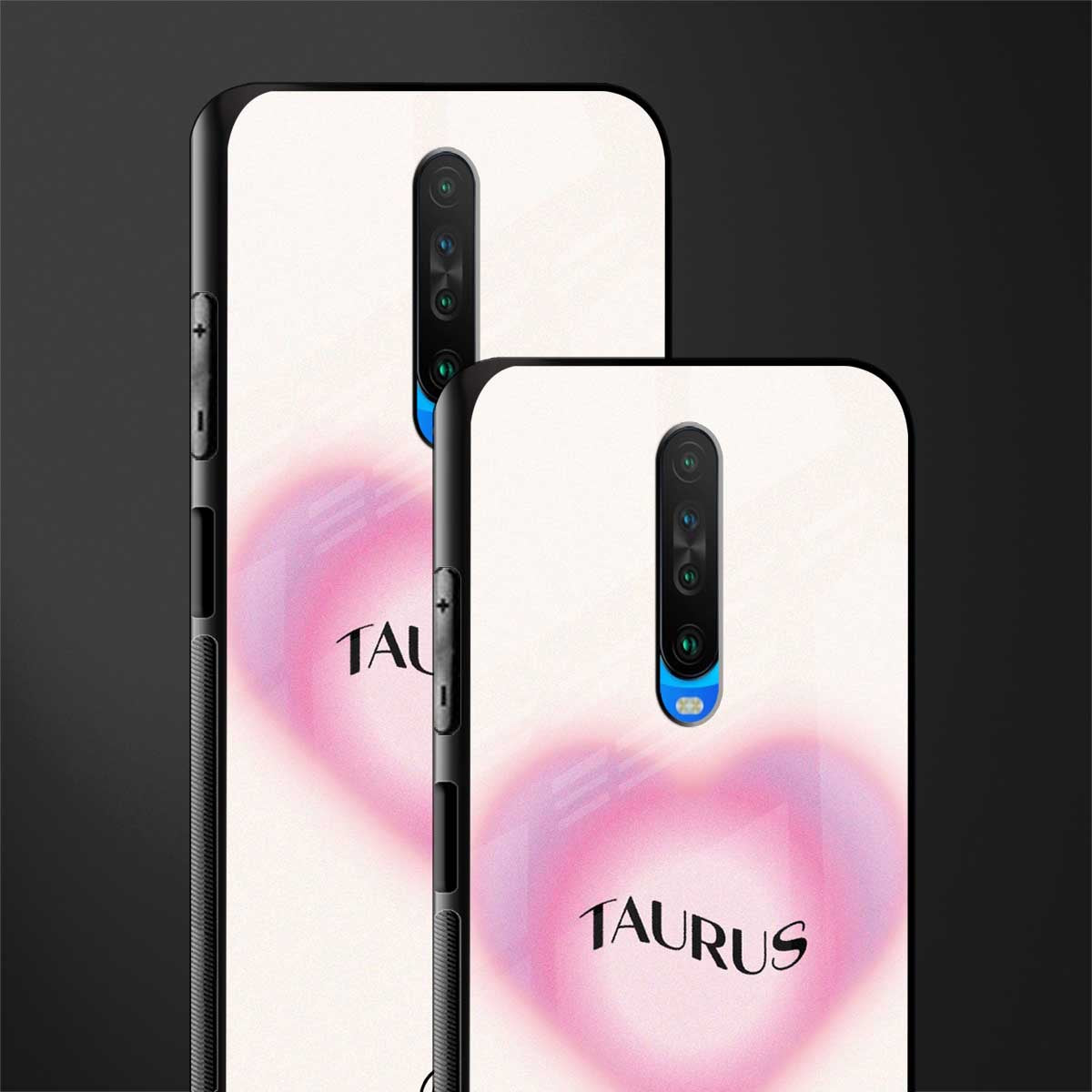 taurus minimalistic glass case for poco x2 image-2
