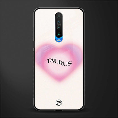 taurus minimalistic glass case for poco x2 image