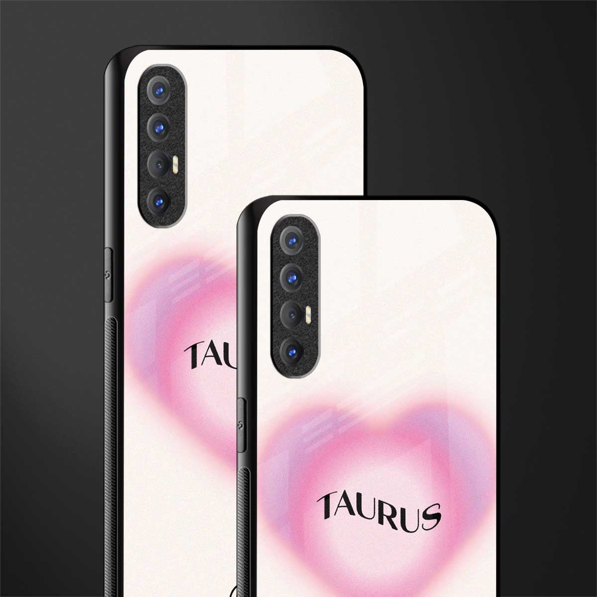 taurus minimalistic glass case for oppo reno 3 pro image-2