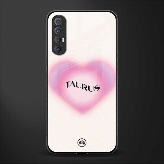 taurus minimalistic glass case for oppo reno 3 pro image