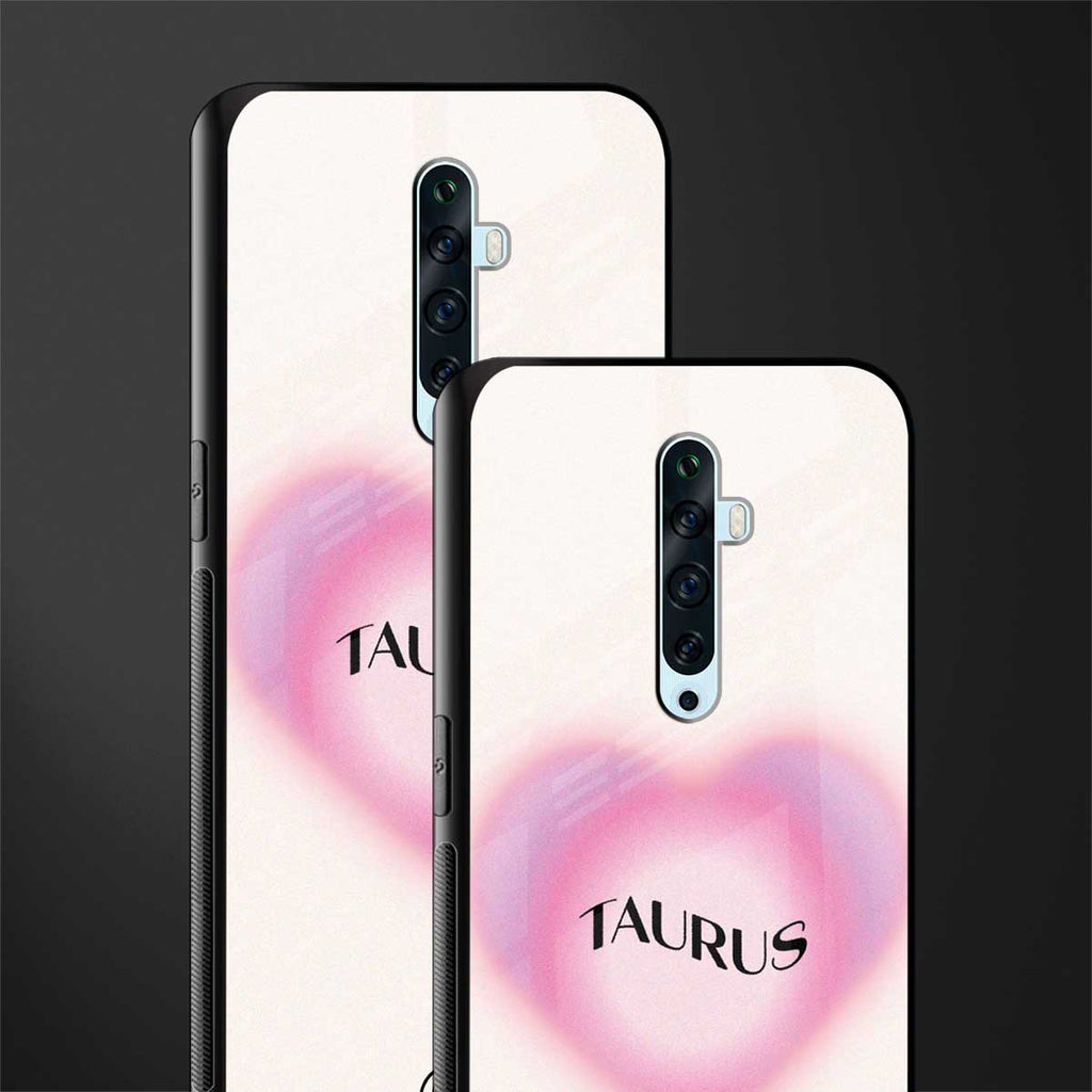 taurus minimalistic glass case for oppo reno 2f image-2