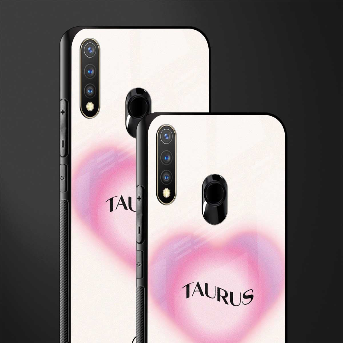 taurus minimalistic glass case for vivo y19 image-2