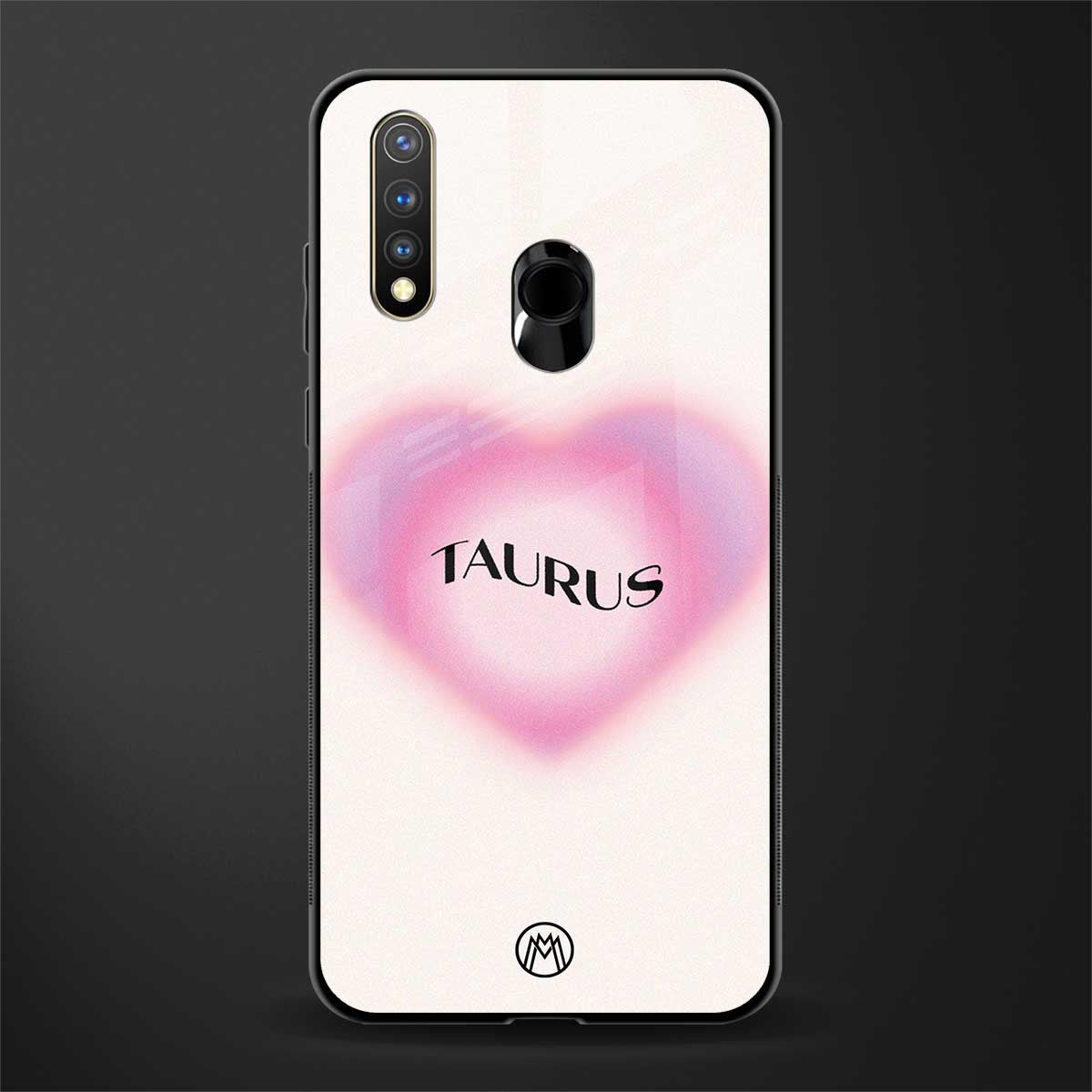 taurus minimalistic glass case for vivo y19 image